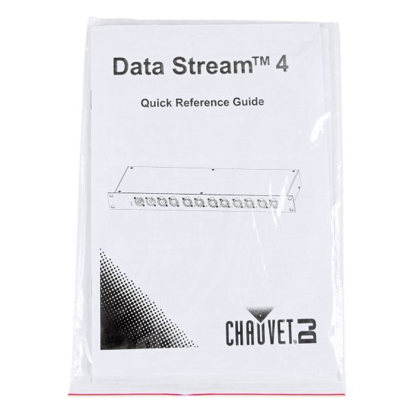 2 Chauvet DJ DATASTREAM4 Data Stream 4 DMX-512 1 to 4 Optical Splitters on Sale