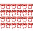 24 Rockville RCTR106R Red 6  1 4   TRS to 1 4   TRS  Cable 100% Copper Online Sale