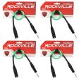 4 Rockville RCXMB1.5G Green 1.5  Male REAN XLR to 1 4   TRS Balanced Cables Discount