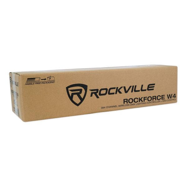 (6) Rockville BEST PAR 60 Battery Wash Lights Wireless DMX+384 Ch. Controller Sale