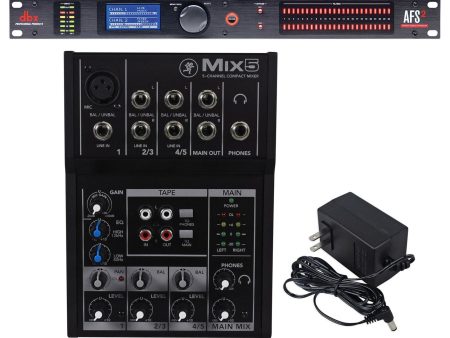 DBX AFS2 Dual Channel Advanced DSP Feedback Suppression Processor+Mackie Mixer Sale