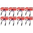 8 Rockville RCXMB1.5P Purple 1.5  Male REAN XLR to 1 4   TRS Balanced Cables For Cheap