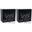 (2) New Kinetik HC1400R-BLU Car Power Cell Batteries High Current KHC1400 Online