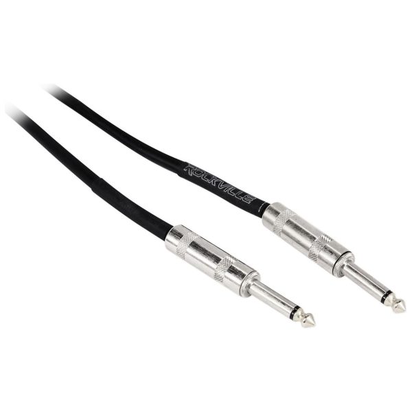 6 Rockville RCTT1425 25  14 AWG 1 4  TS to 1 4  TS Pro Speaker Cable 100% Copper Online now