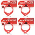 4 Rockville RCTR103R Red 3  1 4   TRS to 1 4   TRS Cable 100% Copper Online Hot Sale