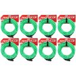 8 Rockville RCXFM50P-G Green 50  Female to Male REAN XLR Mic Cable 100% Copper Online Sale