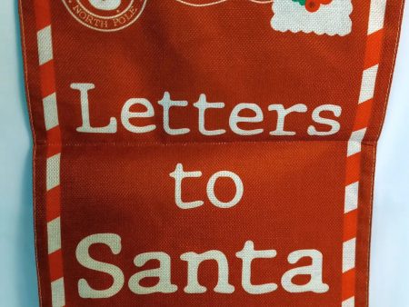 12.5 x 18 Inch Christmas Flag, Letters to Santa For Sale