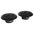 (4) Rockville MS40B Black 4  Tower Speakers+Hifonics Amp For ATV UTV Cart For Sale