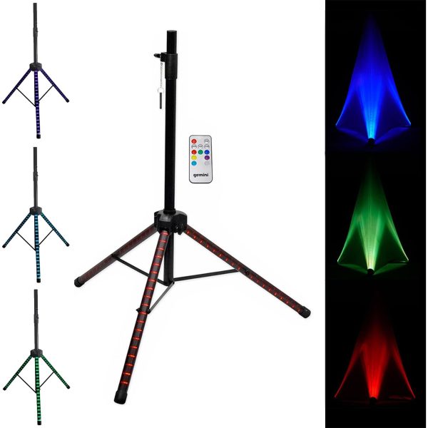 American DJ Tripod Lighting Light Bar Stand wLED s+Remote+4) Par Can Wash Lights Online Hot Sale