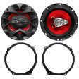 Boss 6.5  Front Factory Speaker Replacement +Adapters For 02-08 Mini Cooper Online Hot Sale