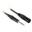 8 Rockville RCXMB3-Y Yellow 3  Male REAN XLR to 1 4   TRS Balanced Cables For Discount