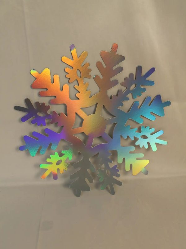 12 inch Shiny Snowflake Decorations, 50pcs Supply