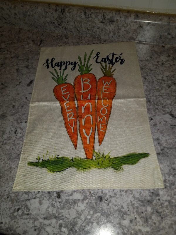 Happy Easter Flag  Every Bunny Welcome  Sale