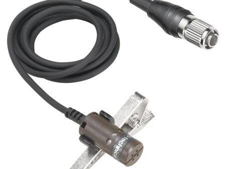 Audio Technica AT829CH Lavalier Microphone Mic For Series 3000+5000 Transmitters Hot on Sale