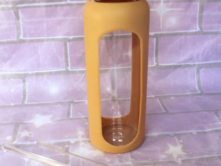 Wide Mouth Glass Water Bottle 40oz Sale