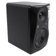 (2) Mackie MR524 5” 50w Powered Studio Monitors+Condenser Mic+Stands+Pads+Shield For Discount