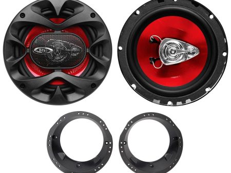 1998-2013 Harley Davidson FLHT FLHTC Boss Factory Speaker Replacement Kit Discount