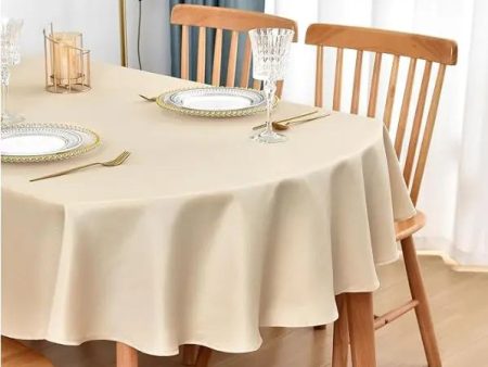 56x80 Oval Tablecloth Cheap