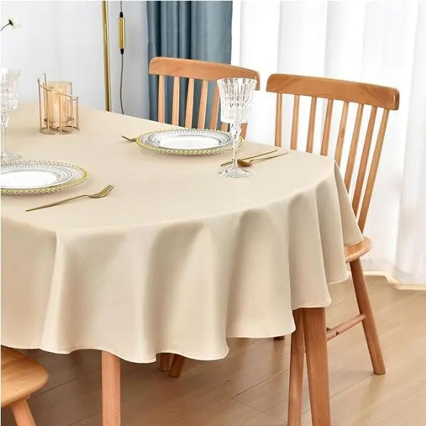 56x80 Oval Tablecloth Cheap