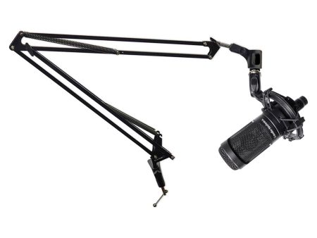 Audio Technica AT2050 Studio Recording Podcast Podcasting Microphone+Boom Arm For Cheap