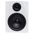 Rockville DPM5W 5.25 inch 2-Way 150W White Active Powered Studio Monitor Speaker on Sale