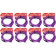 8 Rockville RCXMB20-P Purple 20  Male REAN XLR to 1 4   TRS Balanced Cables Fashion