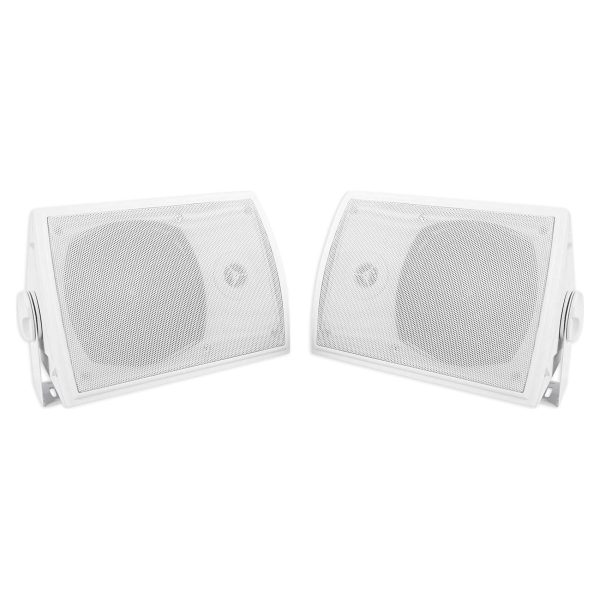 (6) Rockville HP5S-8 5.25  Marine Box Speakers with Swivel Bracket For Boats on Sale