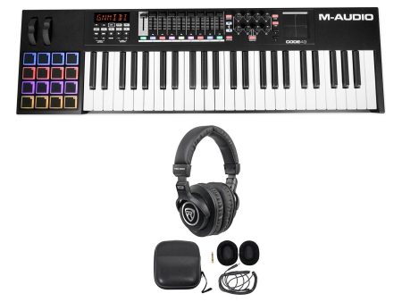 M-Audio Code 49 49-Key USB MIDI Keyboard Controller w  X Y Pad CODE49+Headphones Sale