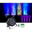 (12) Rockville BATTERY PAR 50 Rechargeable LED DMX DJ Club Wash Up-Lights+Remote For Discount