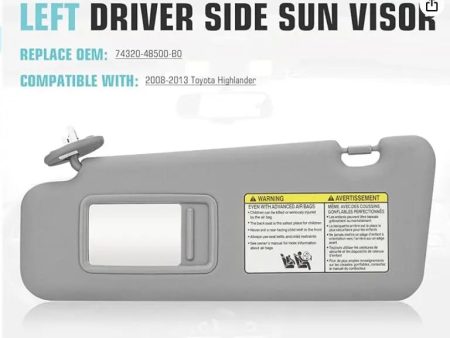 Replacement Auto Sun Shade Visor Sale