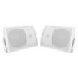 (8) Rockville HP5S-8 5.25  Outdoor Indoor Home Theater Speakers+Swivel Brackets Discount