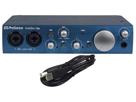 New Presonus Audiobox iTwo 2X2 USB iPad PC Mac Recording System Interface Cheap