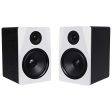 2) Rockville APM8W 8  Active Studio Monitors+Stands+Mic+Headphones+Iso Shield Online now