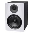 2) Rockville DPM6W 6.5  420w Studio Monitors+36  Stands+Headphones+Mic+Shield Supply