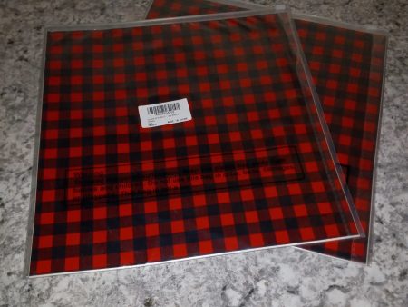 Adhesive-Backed Red Buffalo Plaid Vinyl Online