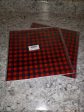 Adhesive-Backed Red Buffalo Plaid Vinyl Online