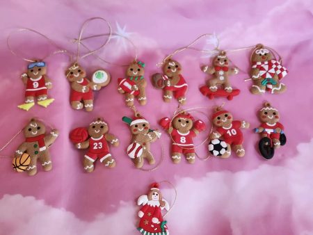 Gingerbread Ornaments, 13pc Sale