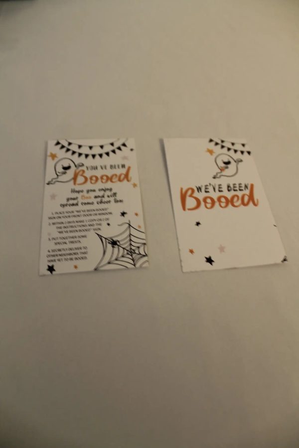 You ve Been Booed! I ve Been Booed! 50 Pcs Cheer Spreading Game Cards Hot on Sale