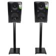 Pair Mackie MR524 5” 50 Watt Powered Active Studio Monitor Speakers+29  Stands Supply