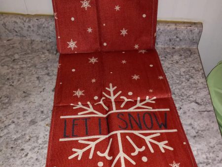 Let It Snow Table Runner Fashion