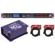 DBX AFS2 Dual Channel Advanced DSP Feedback Suppression Processor+DI Box+Cables Fashion