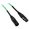 8 Rockville RCXFM100P-G Green 100  Female to Male REAN XLR Mic Cable 100% Copper Online