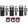 (3) Rockville RMC-XLR Metal Handheld Wired Microphones+(3) 100% OFC XLR Cables Supply