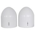 Pair Rockville MAC80W 7.7” White Aluminum Wakeboard Tower Speaker Pods
 and Covers Sale