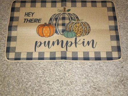 Hey There Pumpkin Welcome Mat Sale