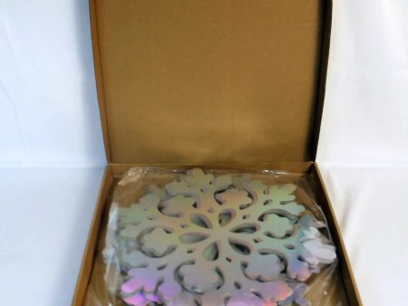 12 inch Shiny Snowflake Decorations, 50pcs Supply