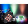 (6) Rockville BEST PAR 60 Rechargeable Wash Lights w Wireless DMX Controller Online now