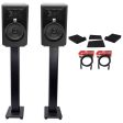 (2) JBL 305P MkII 5  Powered Studio Monitors+Stands+Isolation Pads+XLR Cables Sale