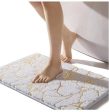 Marble Pattern Bath Rug on Sale