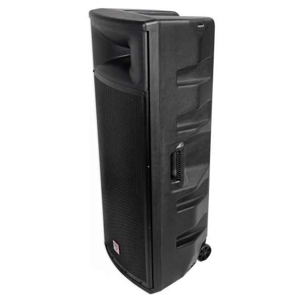 (2) Rockville SPGN254 Dual 15” 3000w 4-Ohm DJ PA Speakers+Bluetooth Amplifier Online now